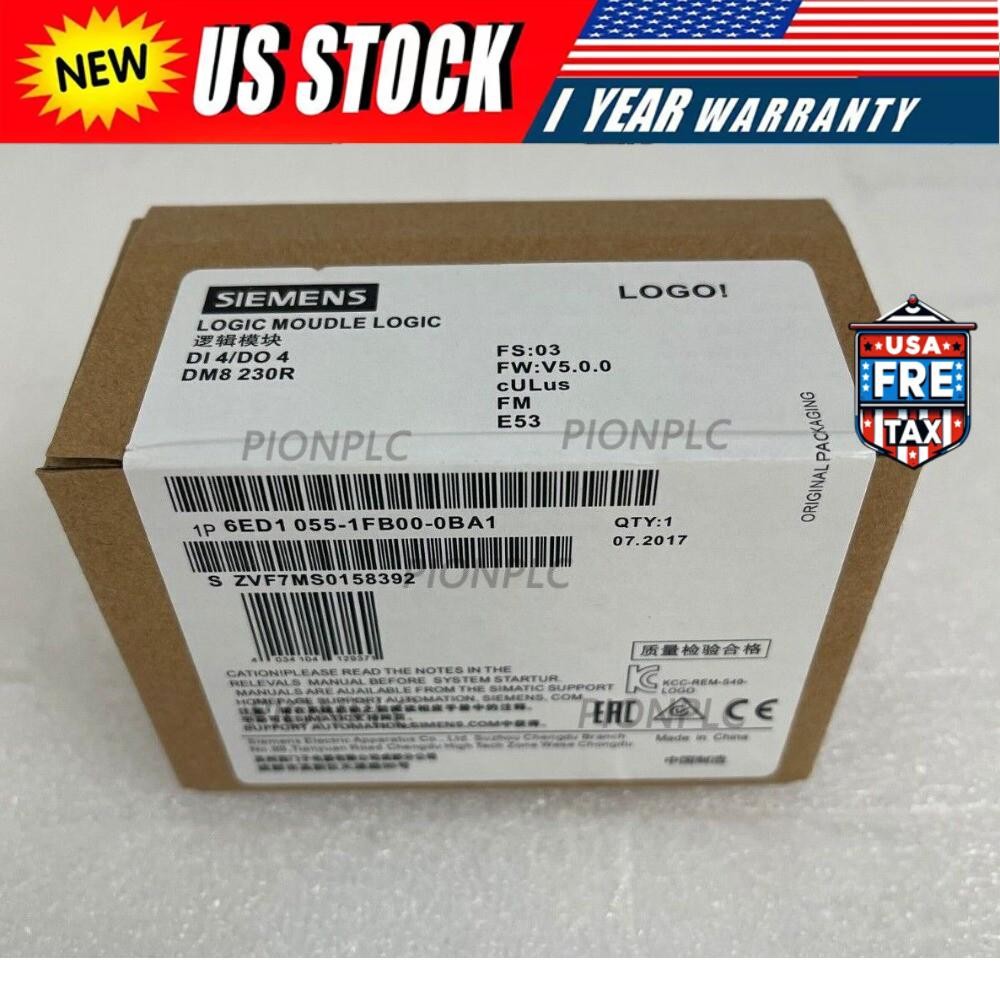 New Siemens 6ED1 055-1FB00-0BA1 6ED1055-1FB00-0BA1 DM8 230R Module