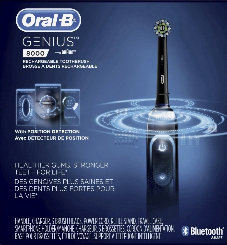 Oral-B Genius 8000 Rechargeable Electric Toothbrush w/ Bluetooth
