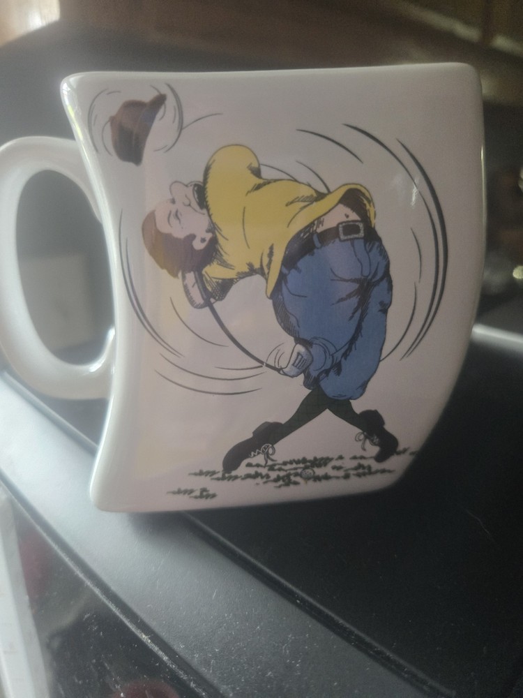 Golf Novelty Tilted Coffee/Tea Mug 