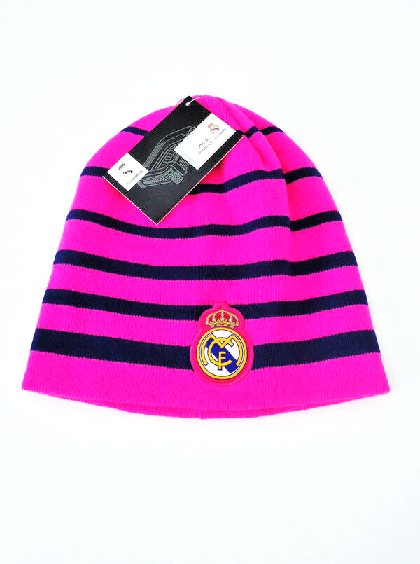 Real Madrid CF Pink La Liga Sports Beanie Cap Soccer Football
