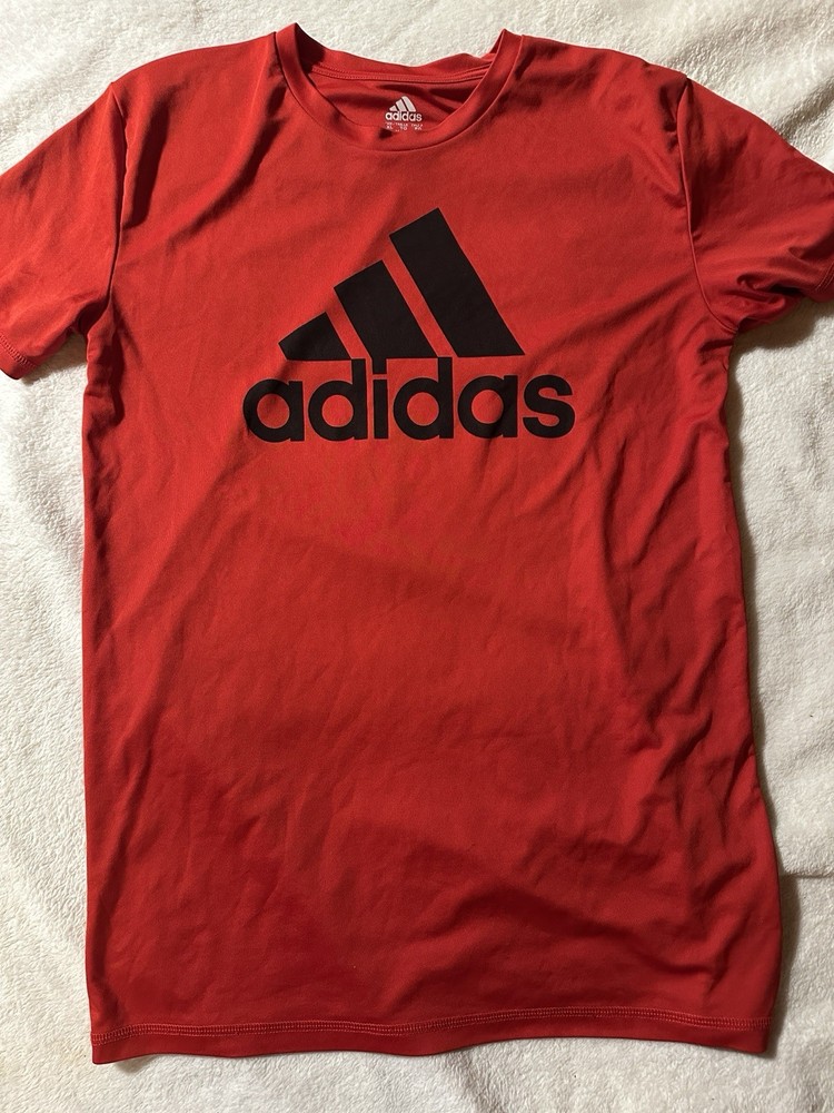 Adidas Shirt Boys XL (18/20) Red