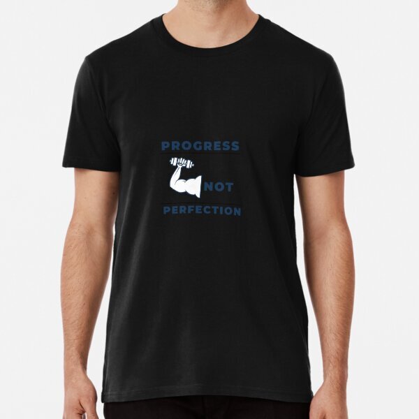Progress Not Perfection ABS IN PROGRESS Summer T-Shirt S-5XL