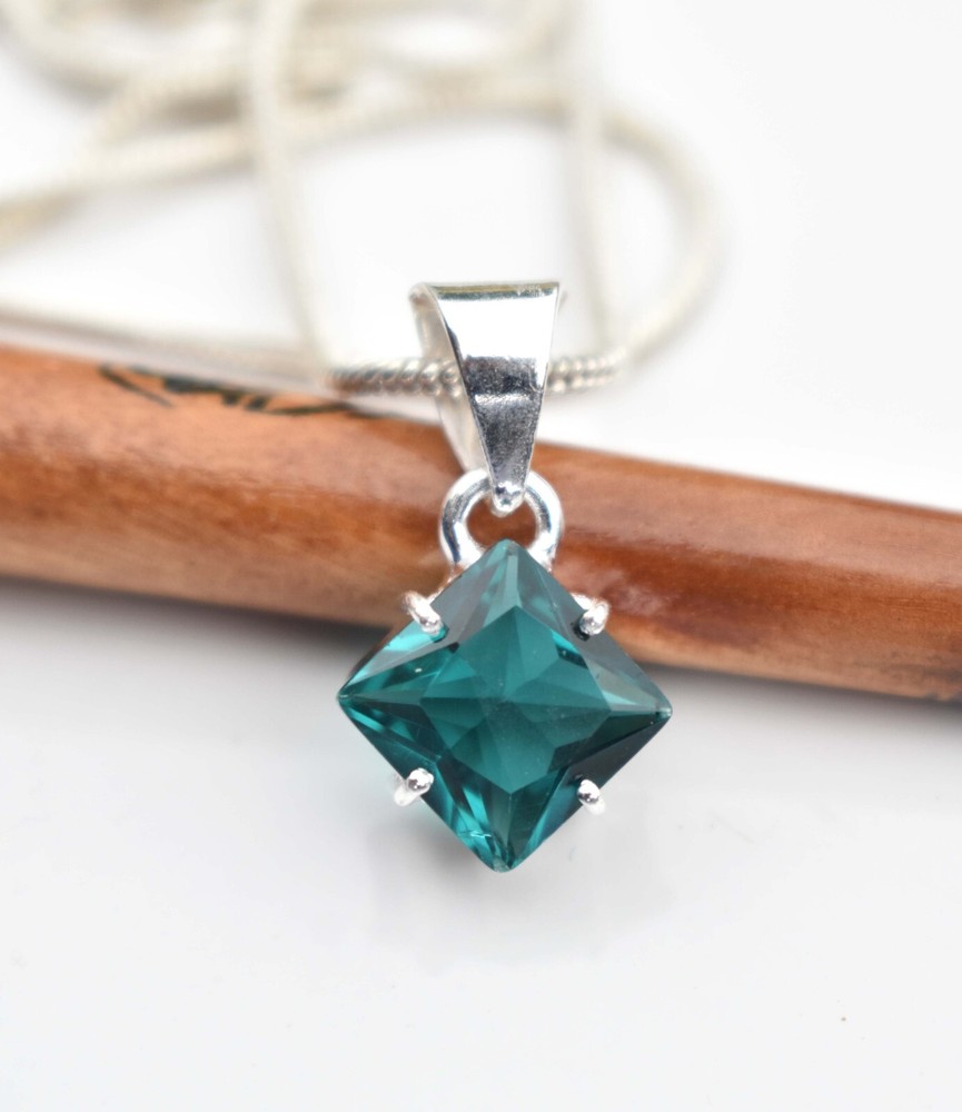 Tourmaline 925 Sterling Silver Gemstone Handmade Unique Gift Women Necklace-18