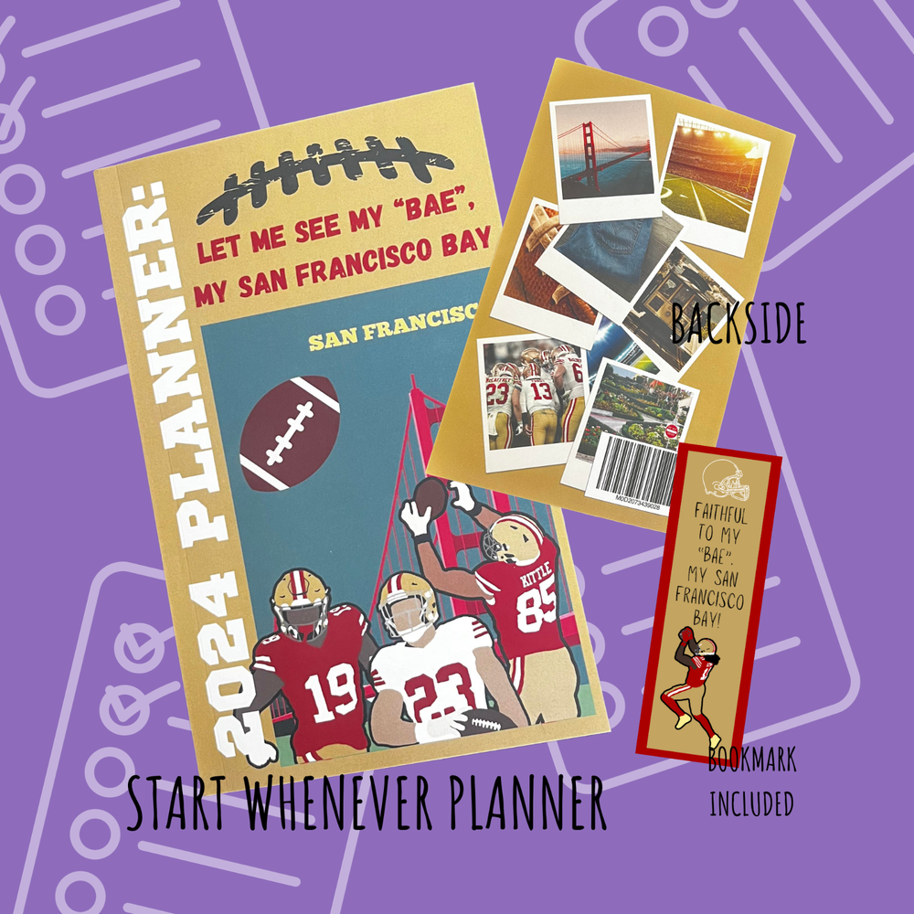 San Francisco 49ers Start Whenever 5x8in Calendar Book | Niners Schedule Planner