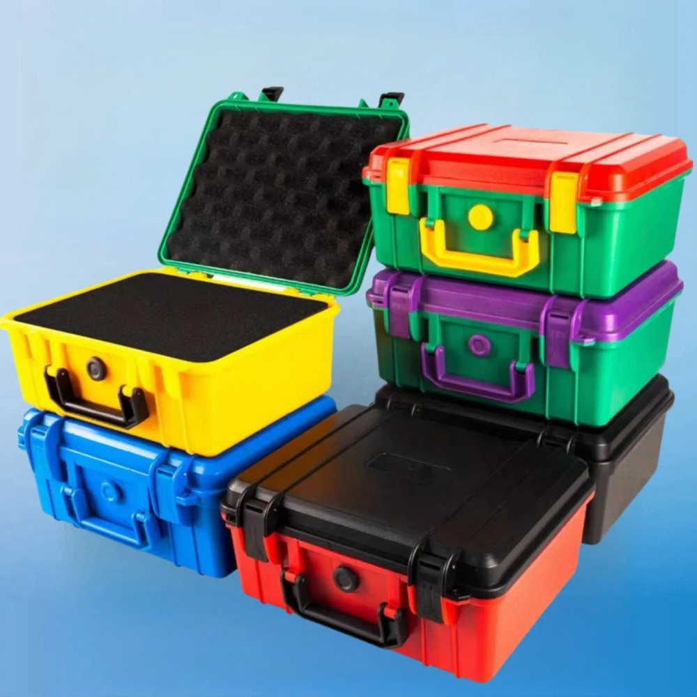 Multi Function Tool Box with Sponge Insert Waterproof Portable Hardware Storage