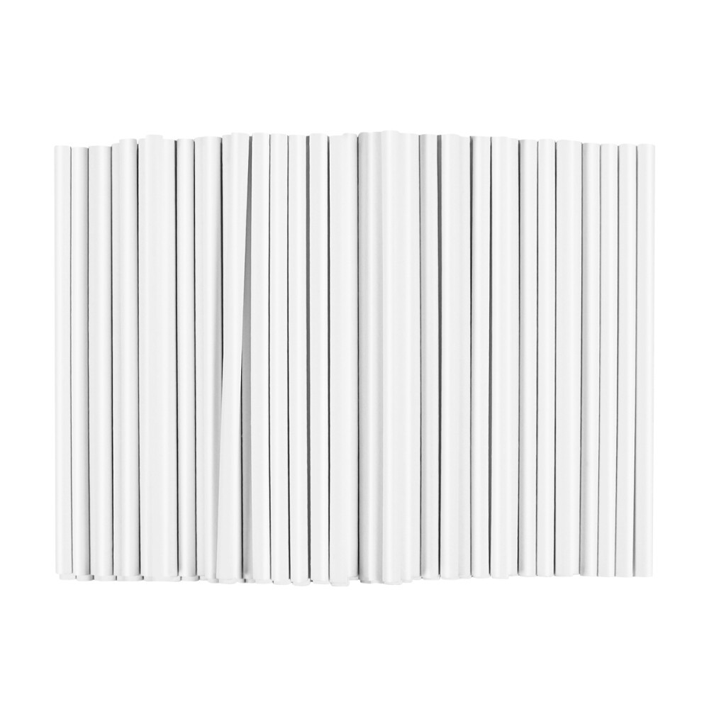 Cake Topper Dumb Suckers White Paper Sticks Hard Candy Lollipops