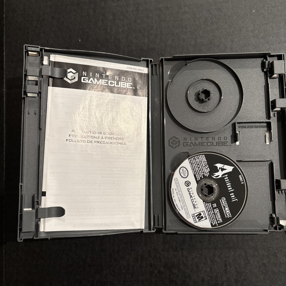 Resident Evil 4 - Disc 2 Only (Nintendo GameCube, 2005) With Original Case