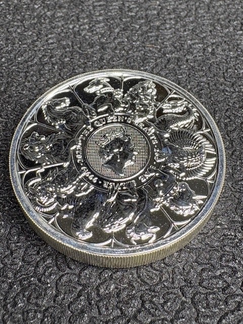 2021 Queen's Beast Collection Completer Coin 2 oz 9999 Silver Coin Griffin Lion