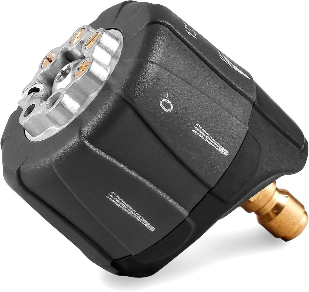 Pressure Washer Nozzle 7-in-1 Quick Changeover Nozzle Adjustable Pressure New