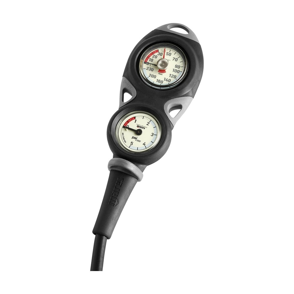 MARES Mission 2 Scuba Diving Analog Pressure Gauge for Divers