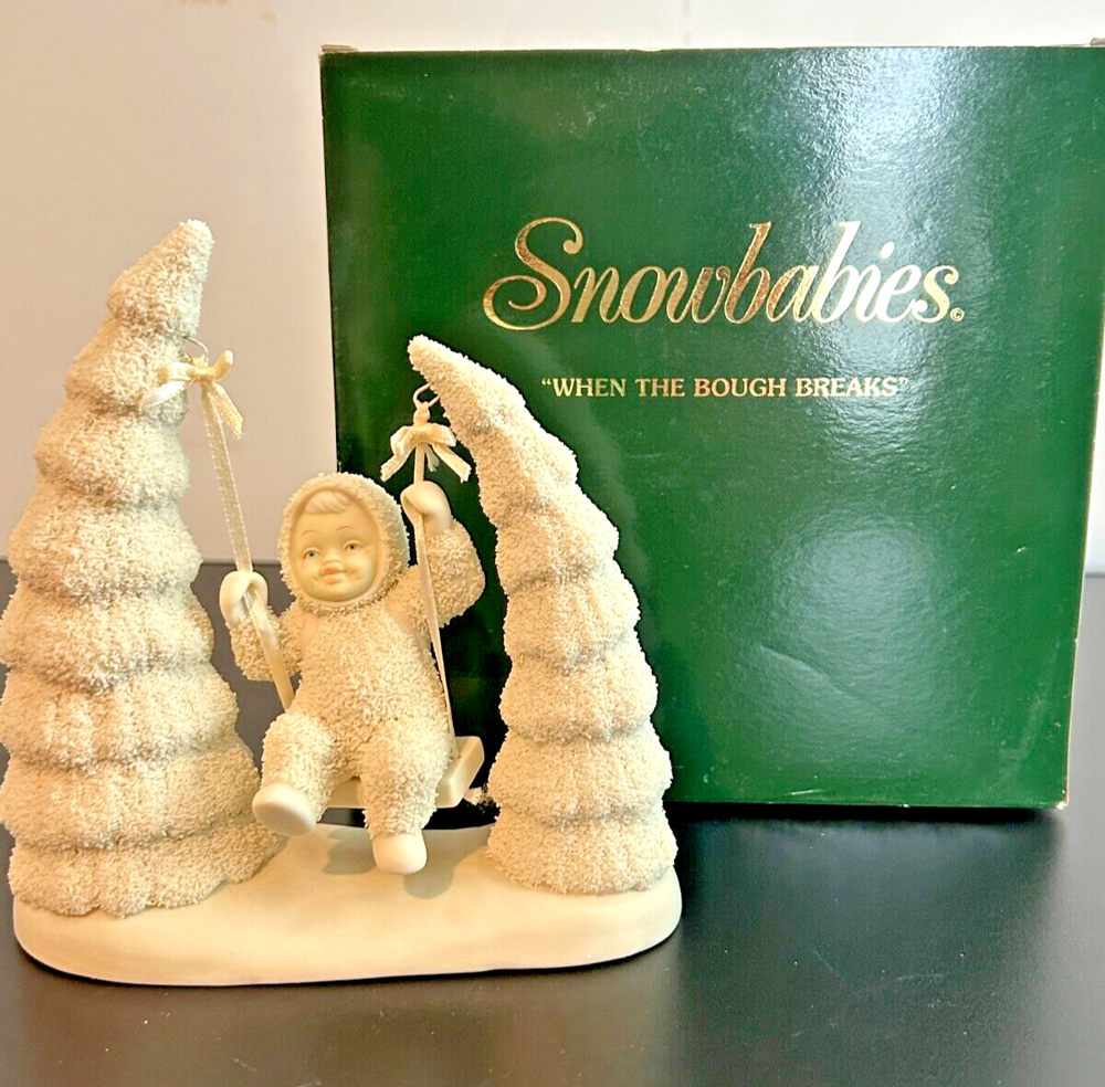 Dept 56 Snowbabies When The Bough Breaks Christmas Ornament