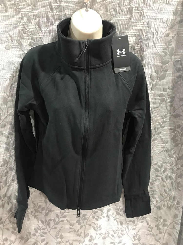 Under Armour Women's Size M Black Full-Zip Meridian Cw Jacket $95 NWT