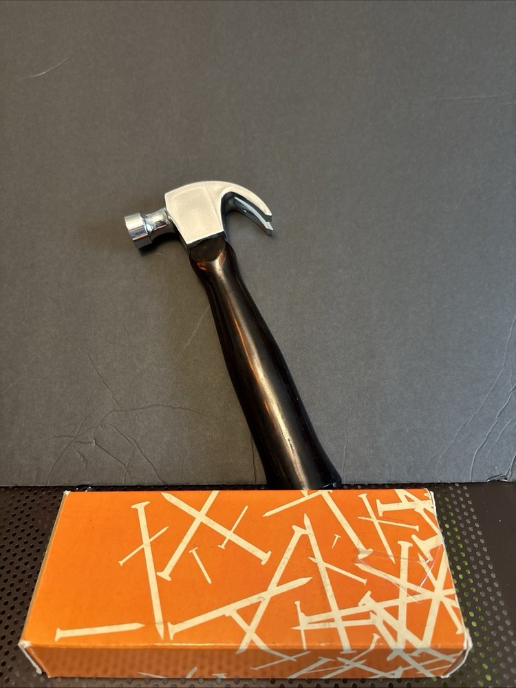 Vintage 1970s Avon Cologne Hammer Decanter Bottle for Fathers Day Empty 8.5 Inches Tall-image