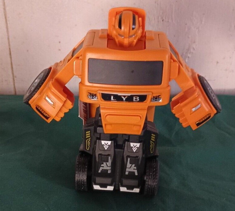 Turbo Wheel Transforming Yellow Truck Tank Toy for Kids Age 3 and Up