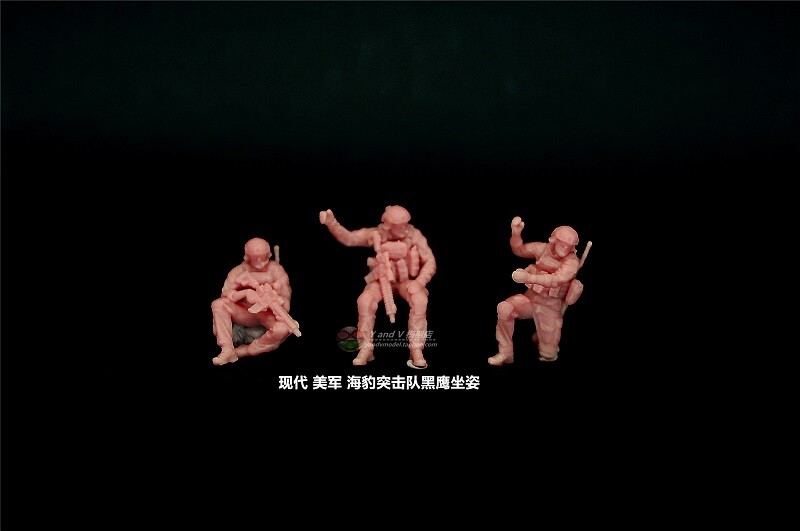 3D printed 1/72 Modern US