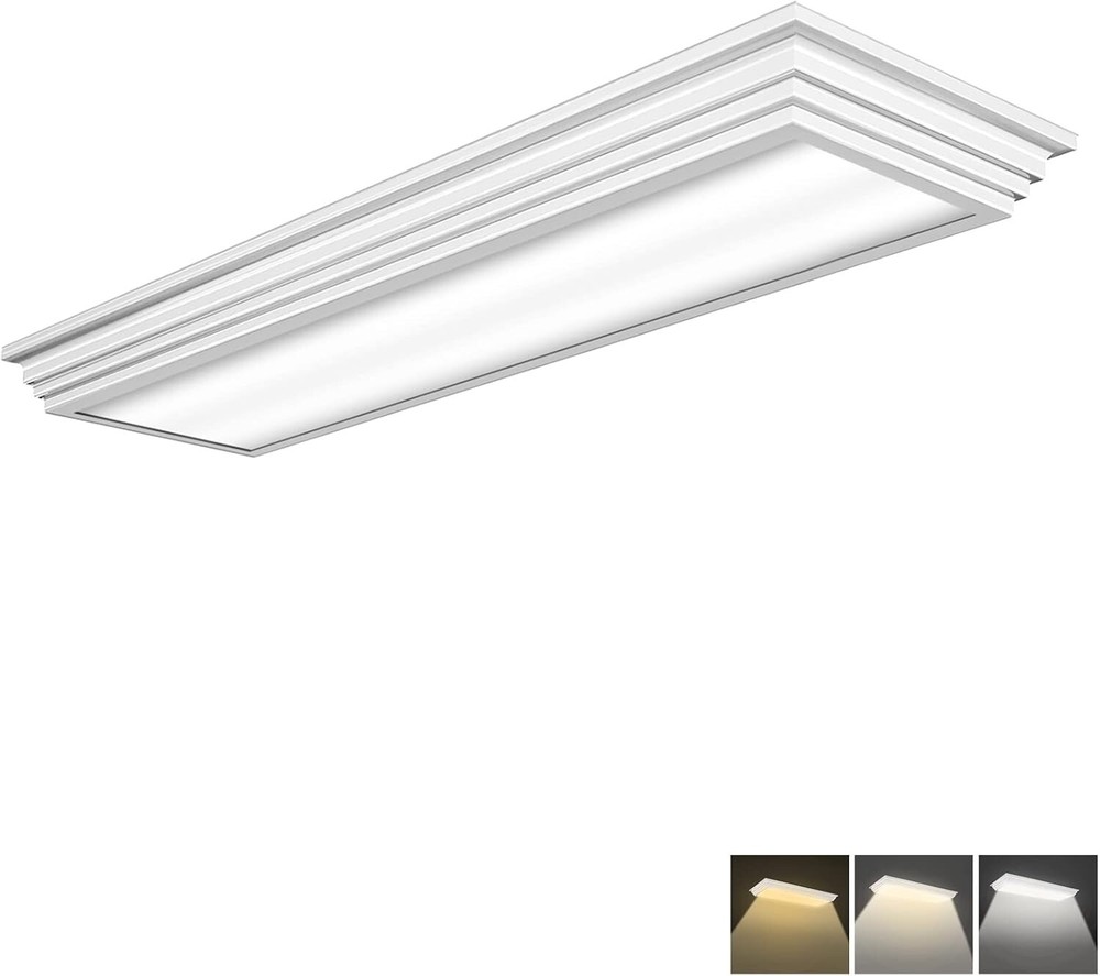 Dimmable 2FT LED Wraparound Light, 3 Color Temperature 3000K/4000K/5000K CCT