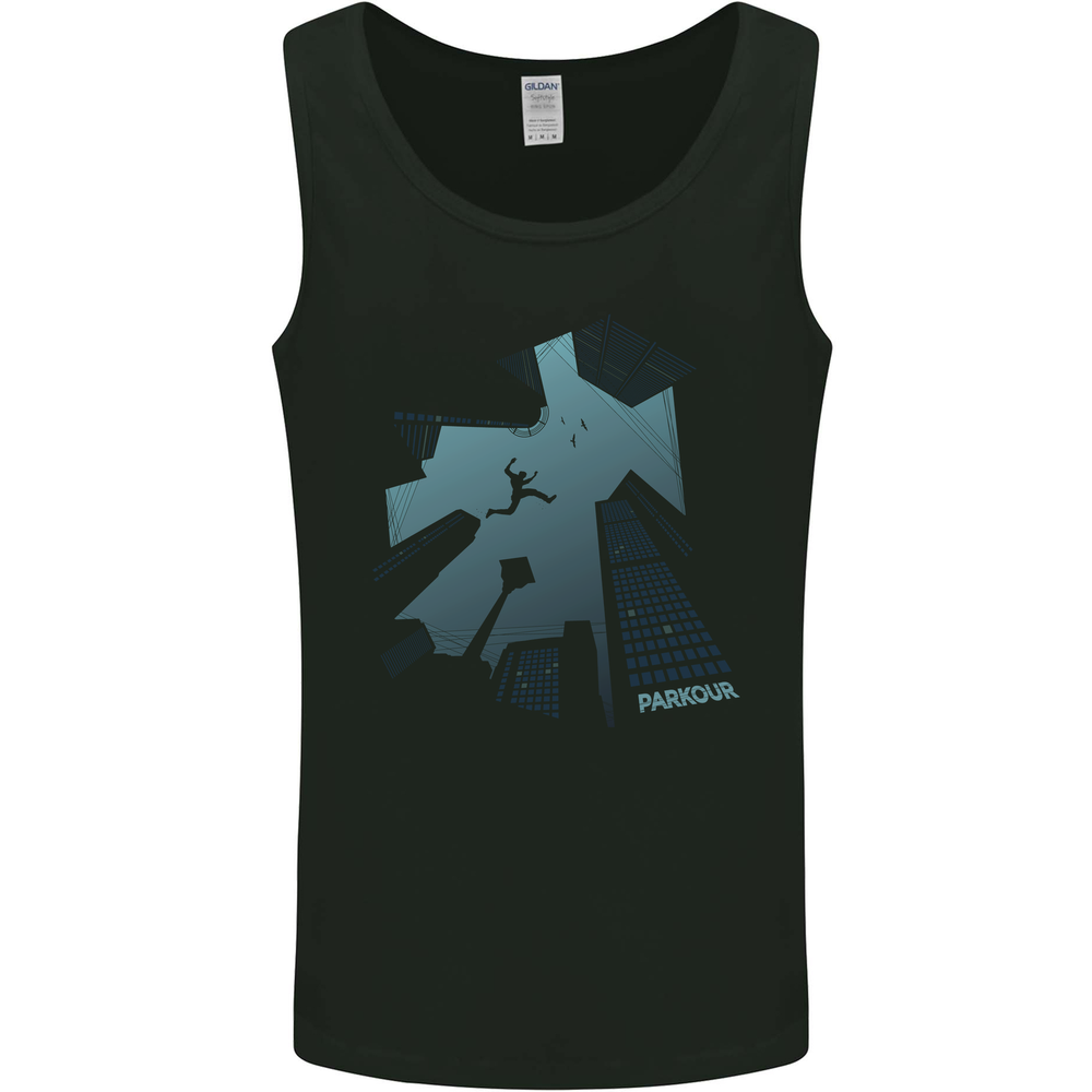 Parkour Building Landscape Mens Vest Tank Top