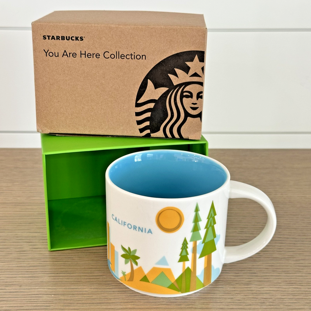 NIB Starbucks California You Are Here Collection Been There Series Mug 14 Fl Oz