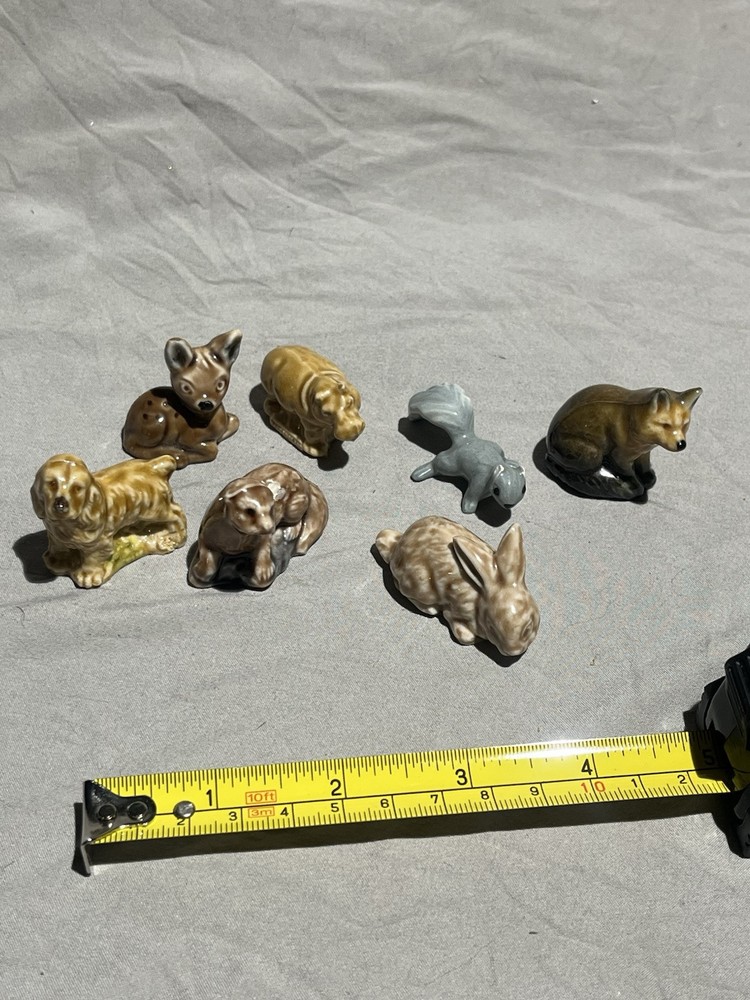 Wade Whimsies Red Rose Tea Animals Series Sampler - Lot of 7 Collectible Figurines