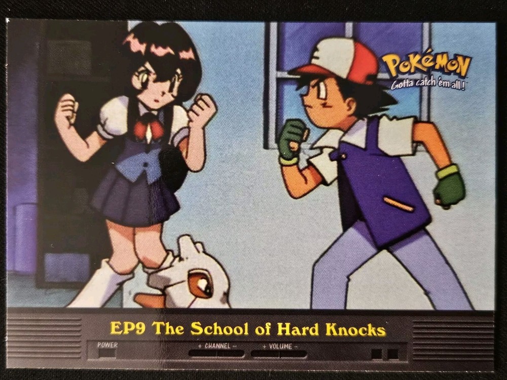 EP9 The School Of Hard Knocks Topps Series 2 TV Animation Blue Label Pokémon NM