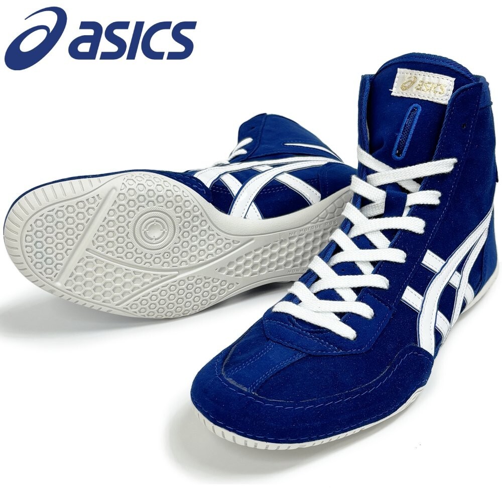 Asics Wrestling Shoes 1083A001 EX-EO blue x white blue edge special order  New