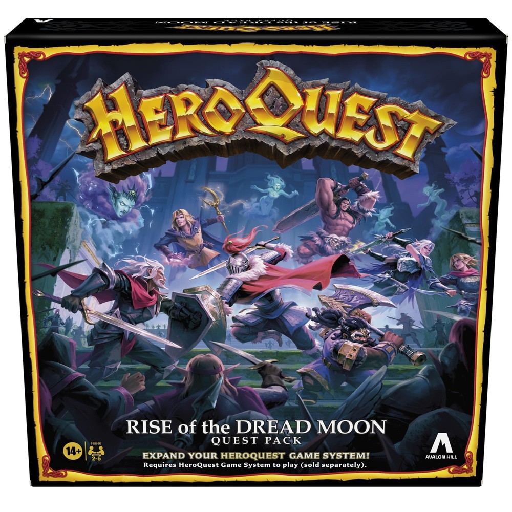HeroQuest Rise of The Dread Moon Quest Pack, Requires HeroQuest Game System t...