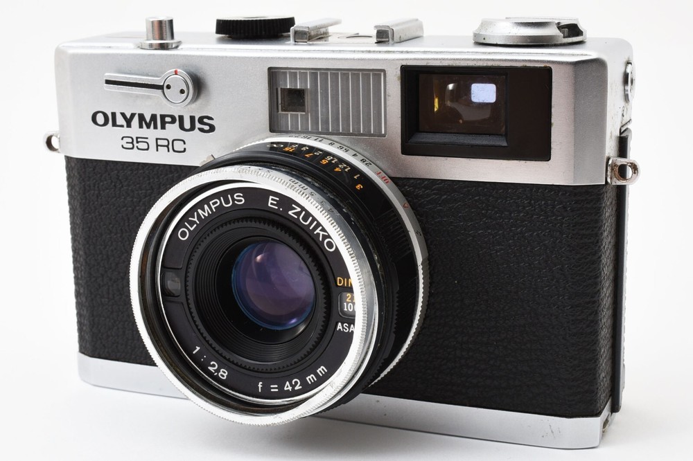 [EXC+5] Olympus 35 RC Rangefinder 35mm Film Camera E.Zuiko 42mm f/2.8 From JAPAN