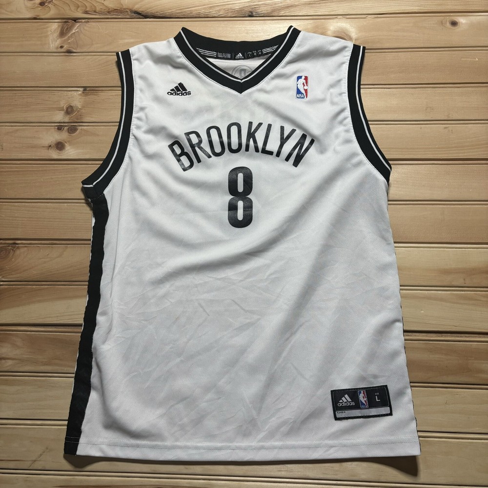 Adidas Deron Williams #8 Brooklyn Nets NBA Basketball Jersey Youth Size Large