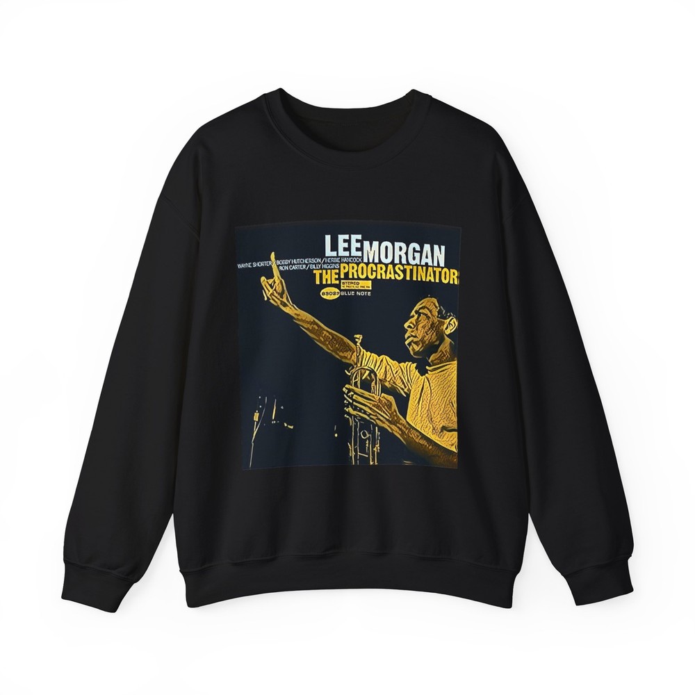 Lee Morgan Graphic Print Jazz Art LS Unisex Heavy Blend™ Crewneck Sweatshirt