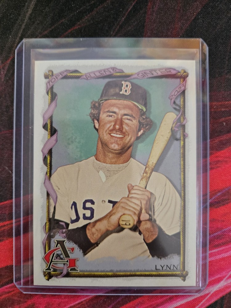 2023 Topps Allen & Ginter - #332 Fred Lynn - High Number SP - Boston Red Sox