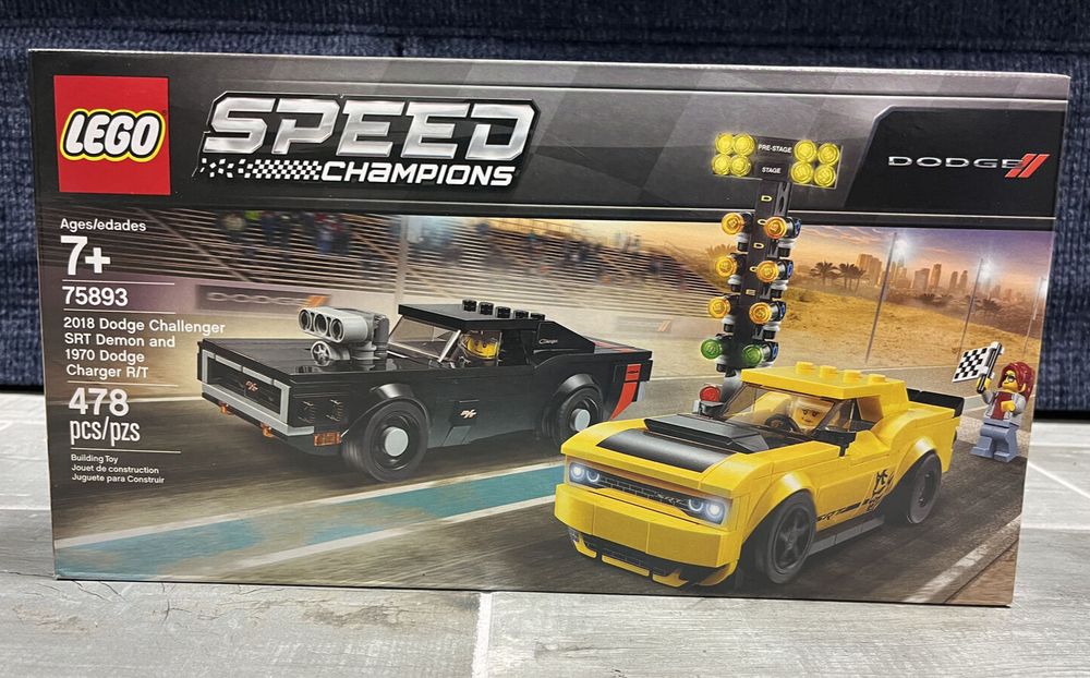 LEGO SPEED CHAMPIONS: 2018 Dodge Challenger SRT Demon and 1970 Dodge Charger R/T