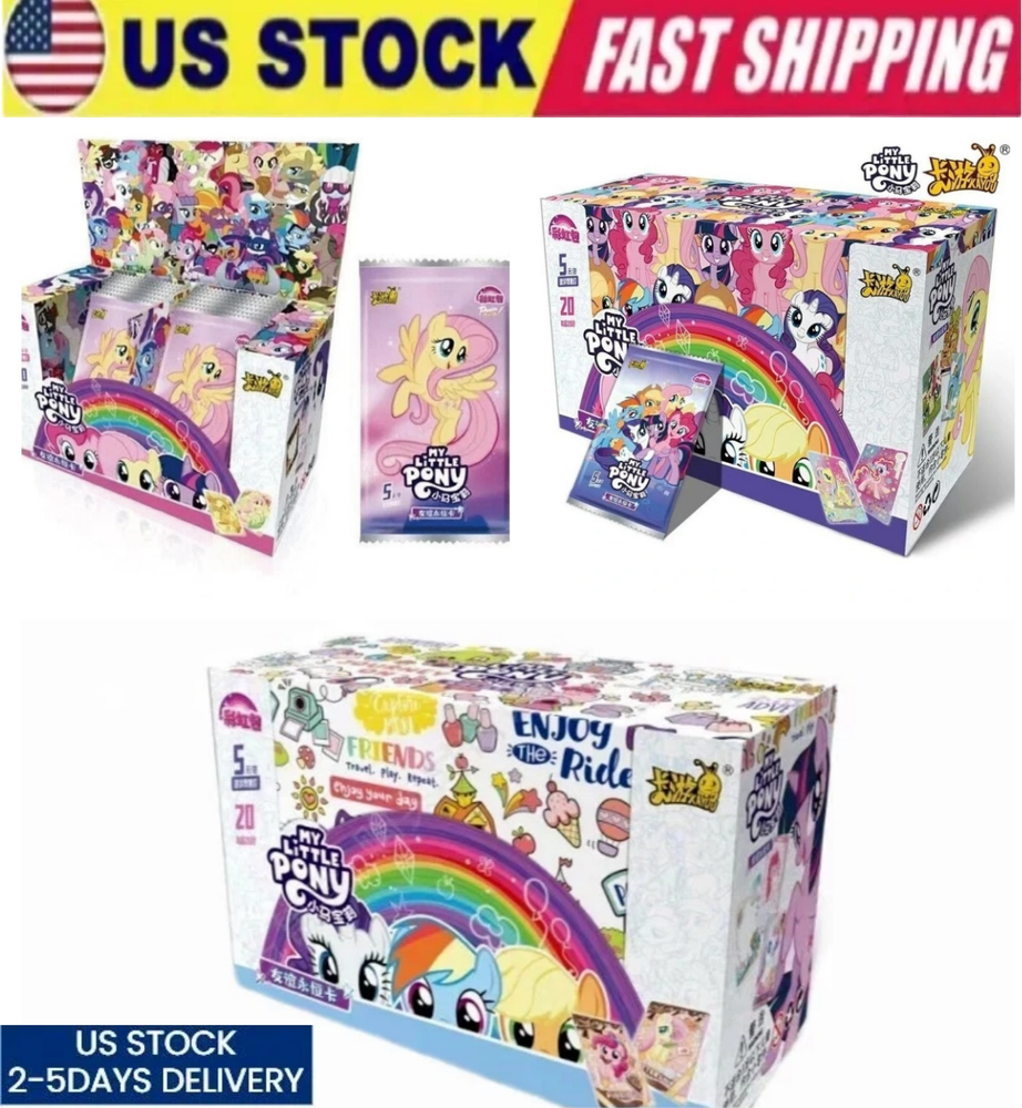 NEW Kayou My Little Pony Friendship Anime Collection Trading Card Box Wave 2+3+4