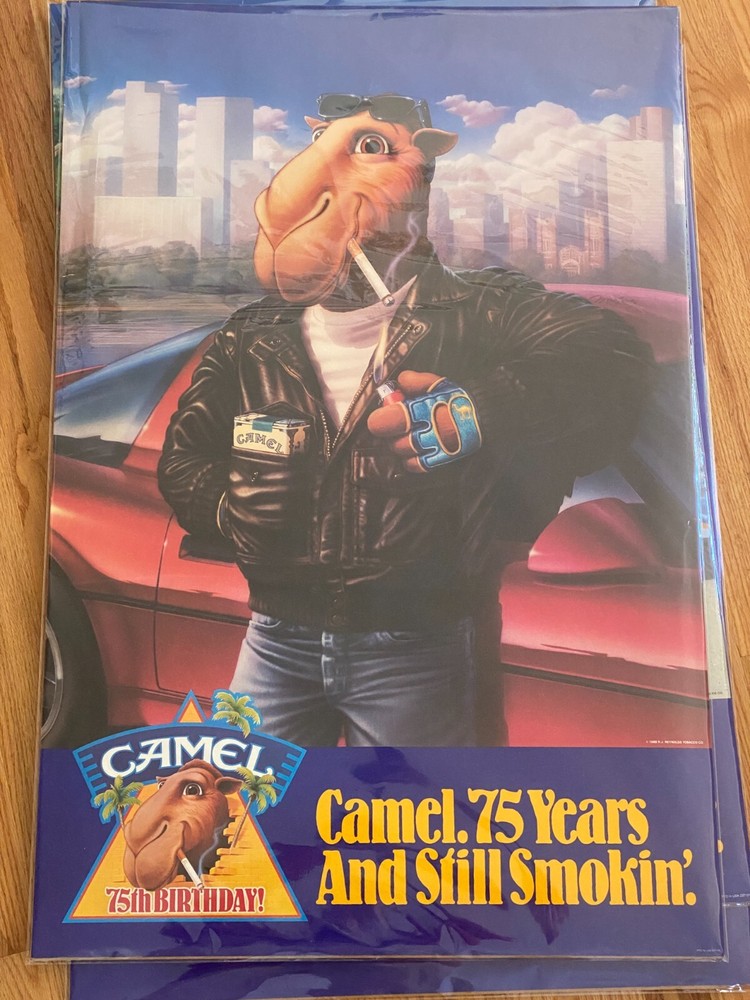 Vintage Camel Joe Poster - No Surgeon General Warning