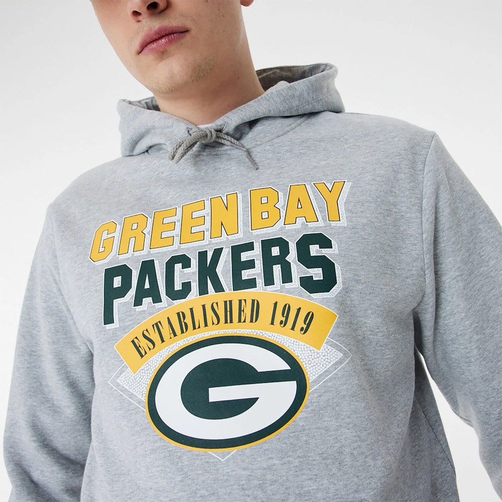 6025/414 New Era American Football Green Bay Packers Hoodie