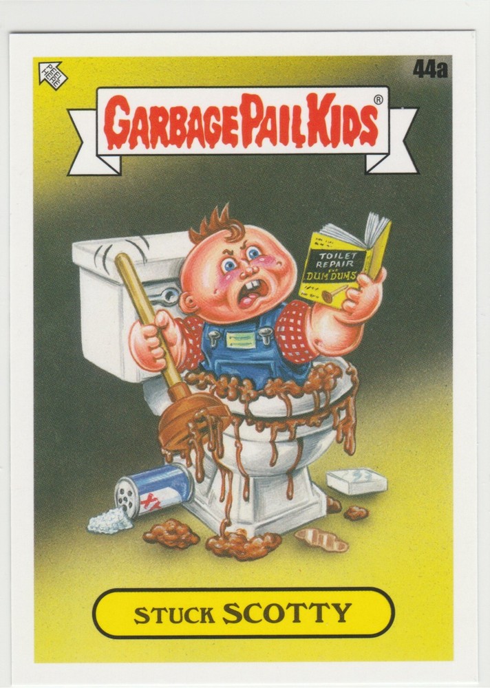 Stuck Scotty 44a Garbage Pail Kids GPK 2022 Book Worms Trading Card