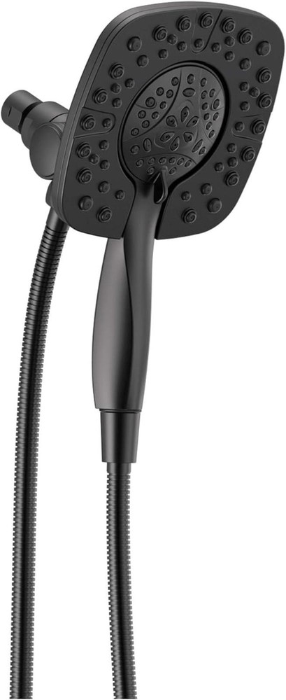 Delta Faucet 4-Spray In2ition Dual Shower Head with Handheld Spray, Matte Black