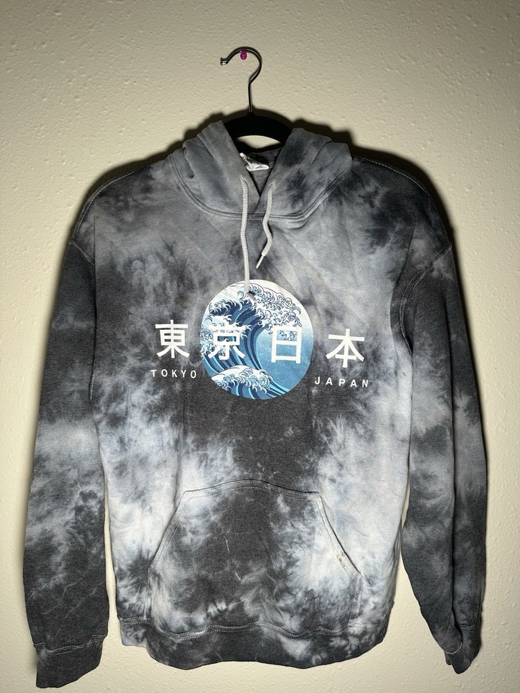 🌊 Tokyo Japan Tie-Dye Hoodie