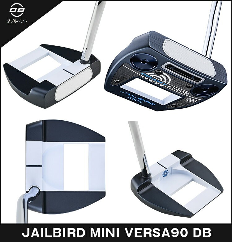 ODYSSEY AI-ONE JAILBIRD MINI VERSA DB Putter 34ich STROKE LAB 90 Steel HC New