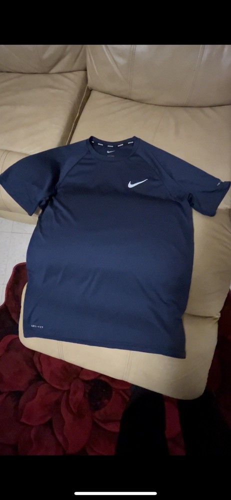 Nike Tee  Blue Dri Fit Mens T-Shirt Size Small