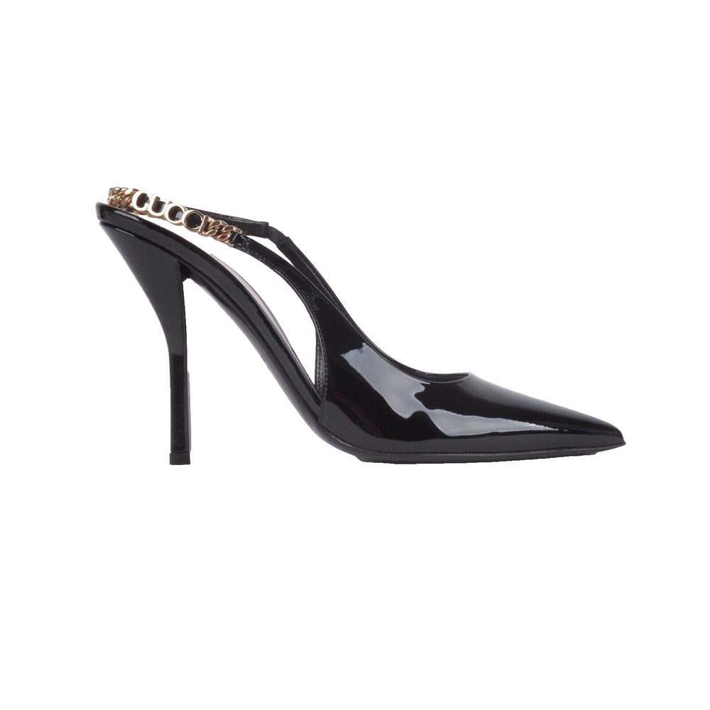 GUCCI Signoria pumps with heel straps 783821 EU 38 luxury pumps heels OP: €950
