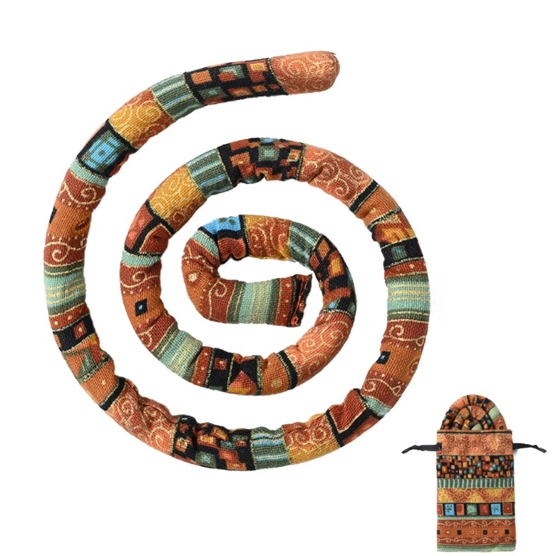 Soft Bendable Dreadlock Headband Hair Ornament Gift for Women