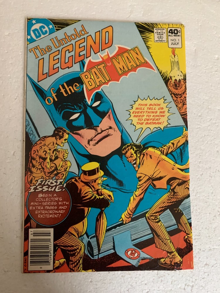 Batman The Untold Legend #1 VF+ Bronze Age DC Comics John Byrne