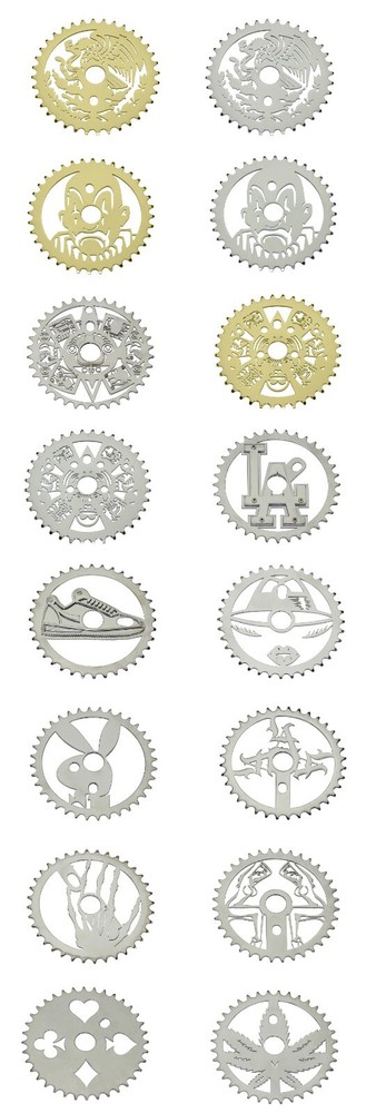 CUSTOM Chrome Bicycle Chainring Steel 36T x 1/2 x 1/8 Cruiser Lowrider BMX Bike