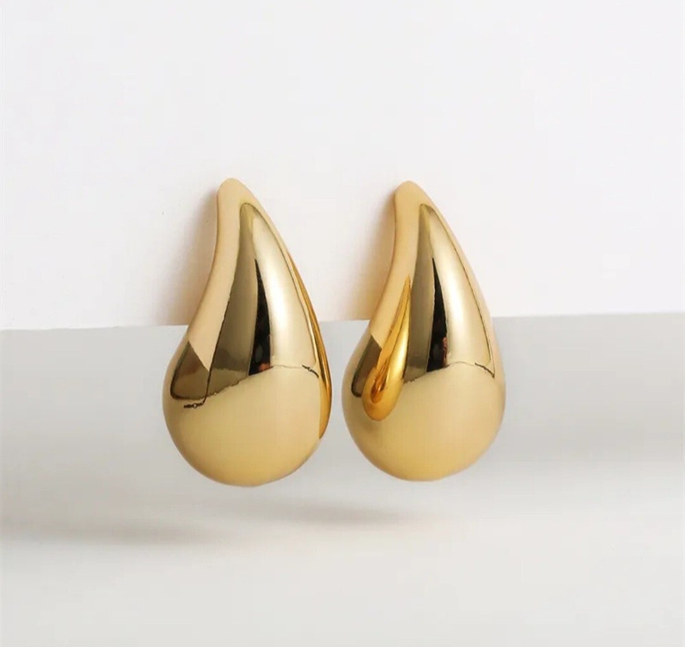 Chunky Gold Kylie Earrings  Hypoallergenic   GIFTS