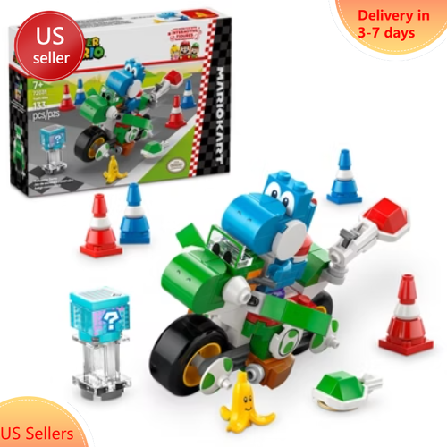 LEGO Super Mario Kart Yoshi Bike 72031 Building Set for Kids