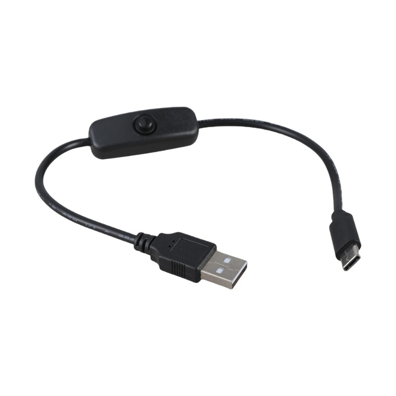 USB to Type C Extension Cable With Switches For LED Light Fan Type C Power Cable