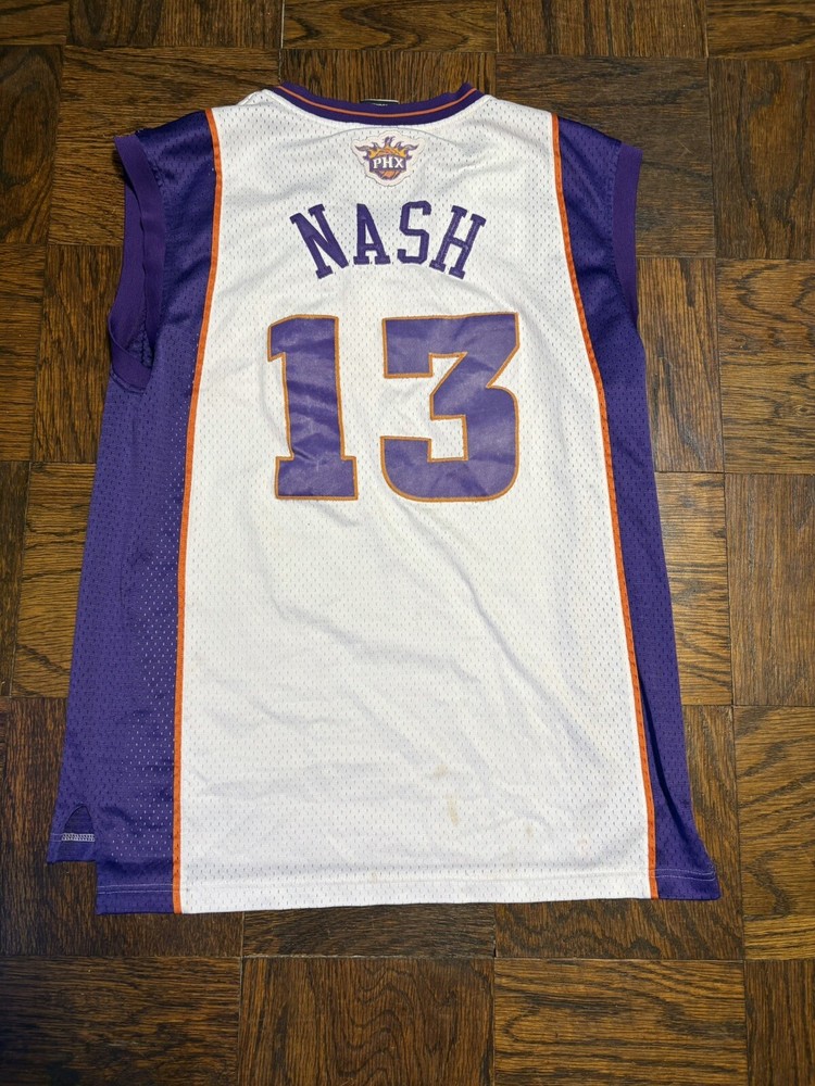 Steve Nash Phoenix Suns Authentic Reebok Mens Size M Length +2 Jersey White