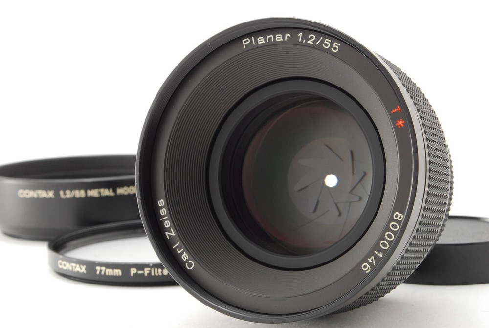 Near MINT Contax Carl Zeiss 55mm F1.2 MMG 100th Anniversary Japan MF Lens