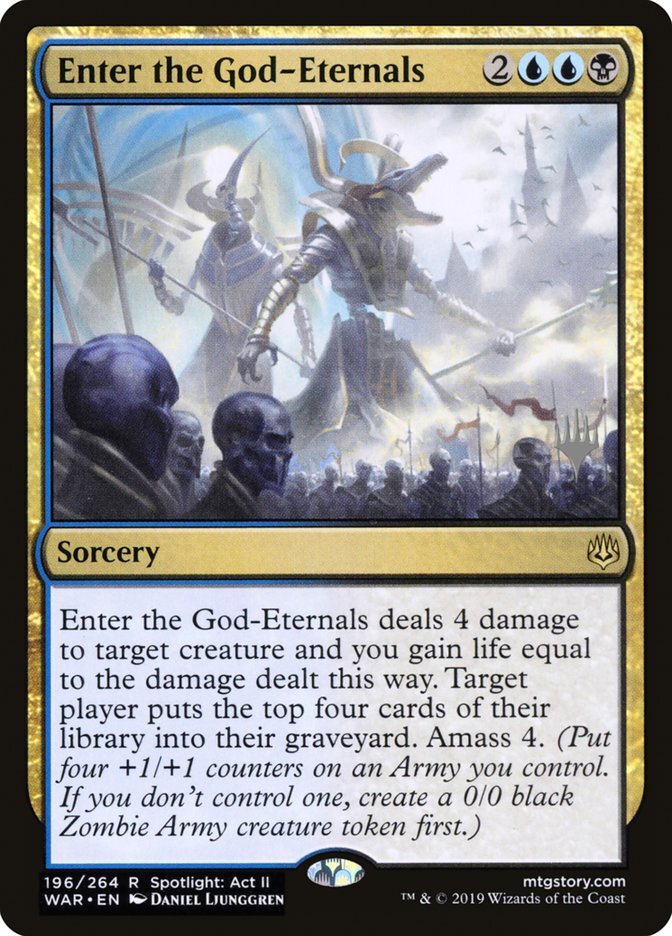 MTG Enter the God-Eternals (196p/175) War of the Spark Promos LP