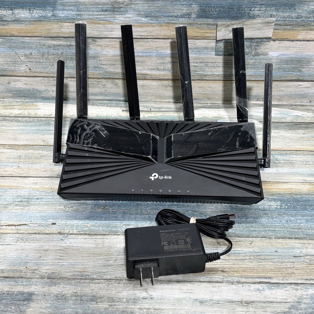 TP-Link Archer AX4400 Mesh Dual Band 6-Stream Router - Black- Fast Shipping
